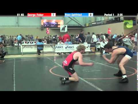 Men`s Freestyle 61 KG George Fisher vs. Penn Gottfried