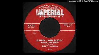 Billy Farrell - Slippin&#39; and Slidin&#39; - 1957 R&amp;B Rocker - Little Richard Cover
