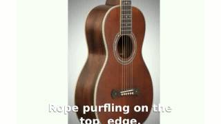Video thumbnail for Washburn R314KK Parlor Acoustic Guitar Vintage Natural by mocasea