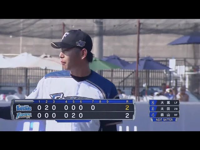 【ファーム】ファイターズ・加藤 キレのある投球で3者凡退に抑える!! 2018/8/1 F-S(ファーム)