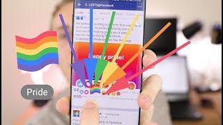 Unlock the Gay Pride Rainbow Reaction on Facebook !
