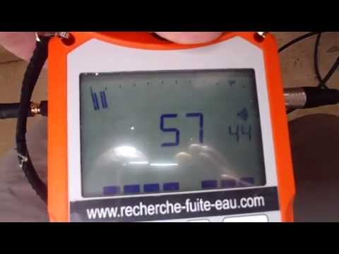comment localiser une fuite d'eau dans une canalisation enterrée