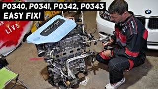 Fix Code P0340, P0341, P0342, P0343 Engine Light Ram Promaster City, Fiat 500X, Fiat Toro