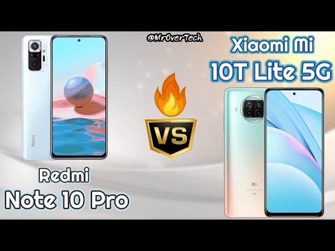 Redmi Note 10 Pro vs Xiaomi Mi 10T Lite 5G - Comparison ( Full Specifications & Differences )