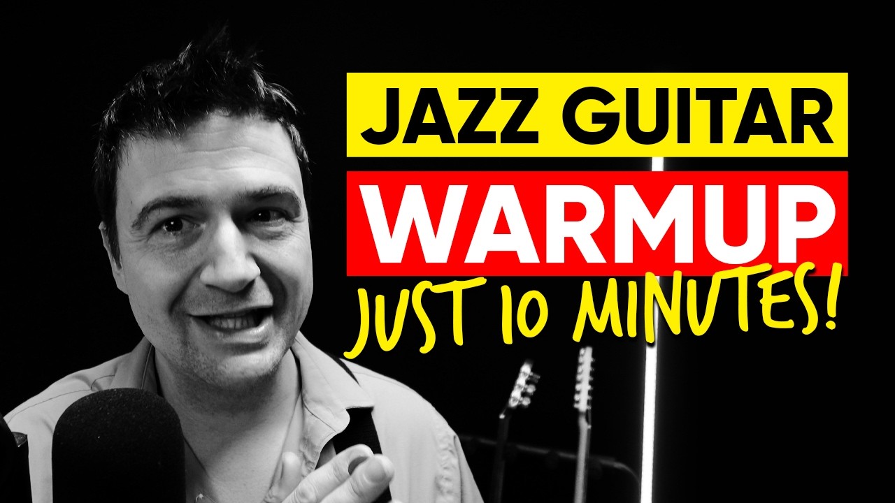 The Ultimate Jazz Guitar Warm-Up Routine (10 Minute Play Along)