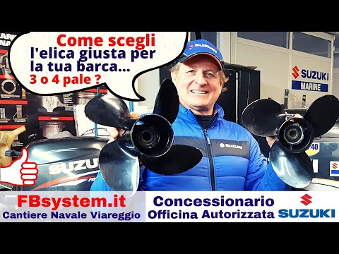 Come scegliere l'elica giusta per la tua barca.. 3 o 4 pale ?