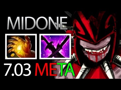 7.03 META Carry Bloodseeker by MIDONE Dota Broken MS
