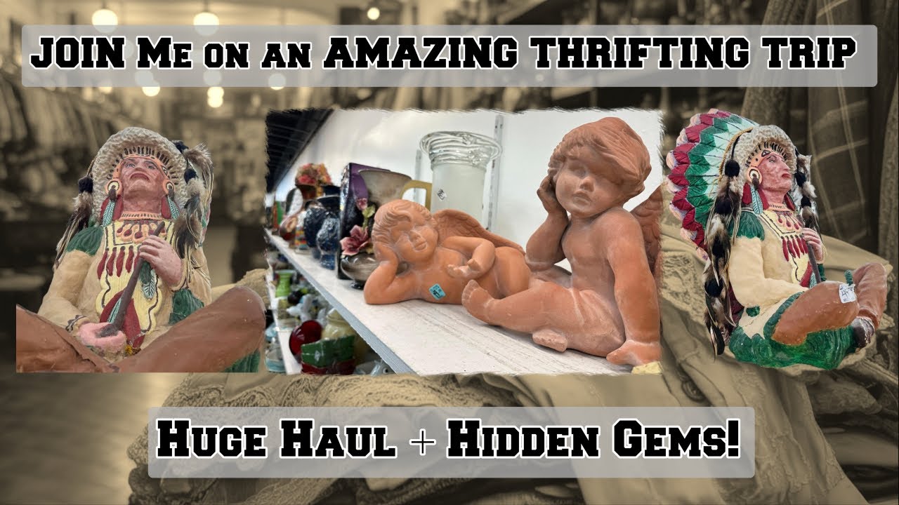 INSANE Thrift Haul: Rare Vintage Finds, Craft Supplies & Huge Ribbon Score!