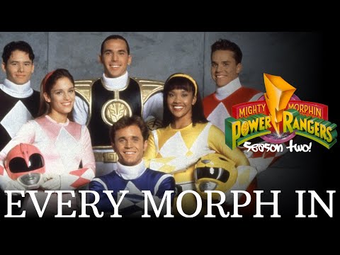 EVERY 'Mighty Morphin' Power Rangers' MORPH EVER (Season 2)