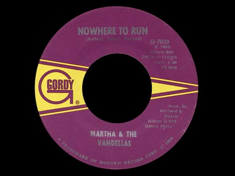 Martha & The Vandellas ~ Nowhere To Run 1965 Soul Purrfection Version