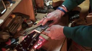 Video thumbnail for kay  k300 guitar repair HOUSTON WE HAVE A PROBLEM! by Randy Schartiger
