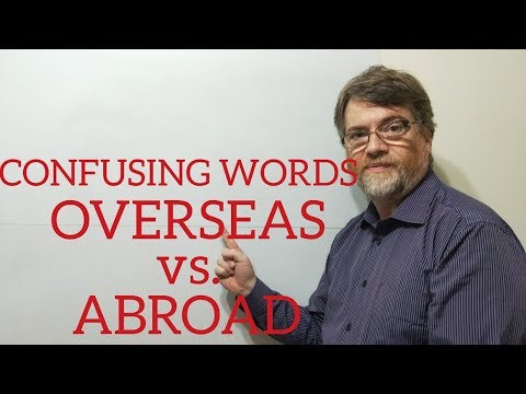 英語外教Nick P課程（339）海外和國外的區別 (English Tutor Nick P Lesson (339) The Difference Between Overseas and Abroad)