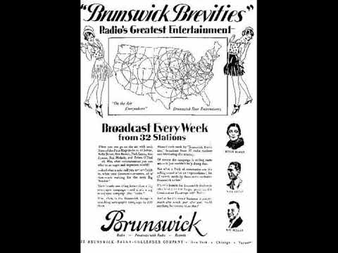 Brunswick Brevities with the Colonial Club Orchestra 1930