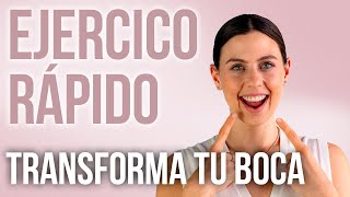 Eleva las comisuras de tu boca con este ejercicio