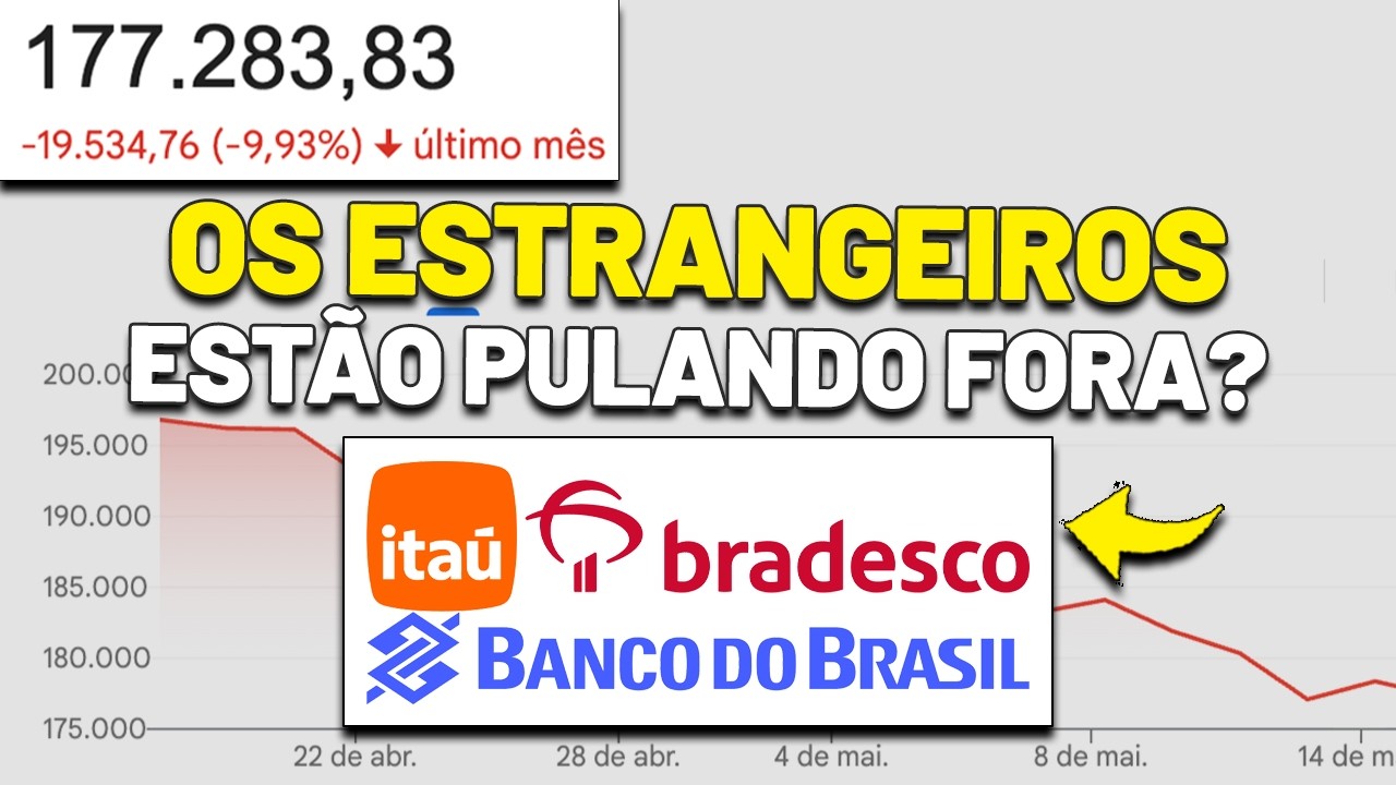 🚨TUDO ESTÁ DESABANDO NA BOLSA? AÇÕES DE BANCOS EM QUEDA, O QUE ESTÁ BARATO?