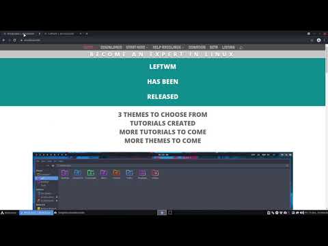ArcoLinux : 2269 NEWS : Launch of Leftwm - Seedhost isos re-organized