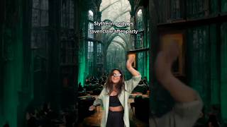slytherin vs ravenclaw common room 😭 #harrypotter #hogwartslegacy #slytherin