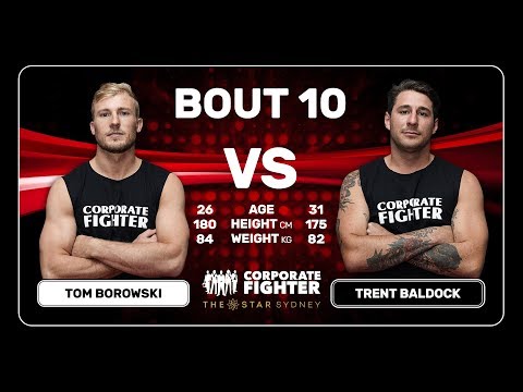 Corporate Fighter 40 - Tom Borowski v Trent Baldock