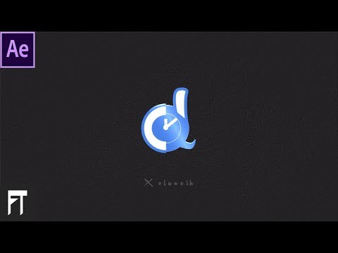 Shine Logo Animation in After Effects - After Effects Tutorial - Flip Logo Animation-  Transition