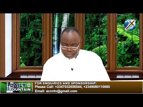 DAILY FOUNTAIN OF APRIL 21, 2018 - VEN. JOSIAH SUNDAY WUSA