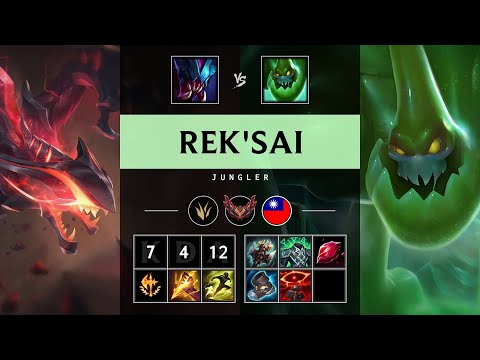Rek'Sai Jungle vs Zac - TW Grandmaster Patch 25.08