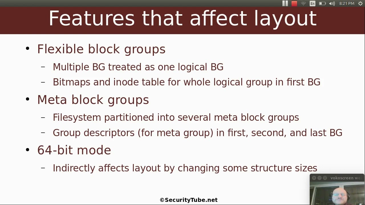 Pentester Academy Linux Forensics course Filesystem analysis part4 Ext filesystem incompatible