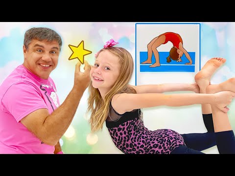 Nastya lernt mit Hilfe einer To-Do-Liste, die täglichen Aufgaben zu erledigen