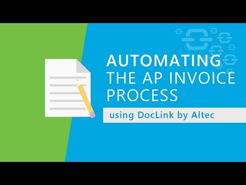 Automating the AP Invoice Process using DocLink by Altec