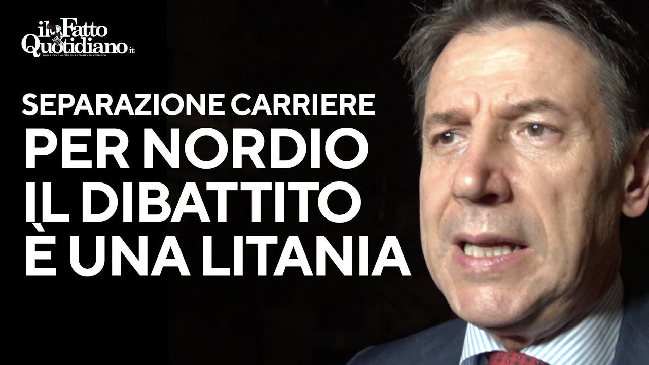 Conte vs Nordio: “Il dibattito è una litania? È la loro concezione delle istituzioni democratiche”