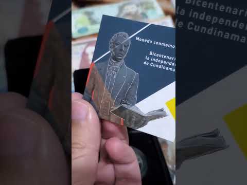 MONEDA CONMEMORATIVA 5000 PESOS ANTONIO NARIÑO BICENTENARIO INDEPENDENCIA CUNDINAMARCA