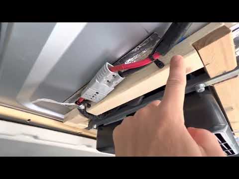 Dometic RTX2000 van roof air conditioner installation tip
