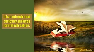 It Is A Miracle That Curiosity Survives Formal Education