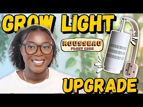 Is it Worth the Money?!?🤔💡🪴| Trying out Rousseau Plant Care Grow Light✨💕