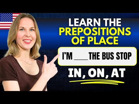 IN / ON / AT - Prepositions of PLACE  | English Grammar Lesson (& Quiz)