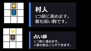 【将棋×人狼】簡単解説！駒の動かし方