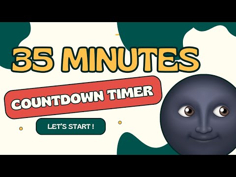 FULL BLACK MOON COUNTDOWN ! 35 MINUTES 35:00 🌝 countdown timer from 35 minutes to zero in minutes