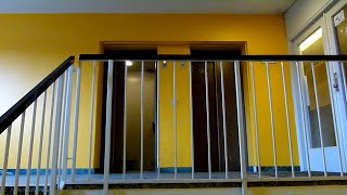 Original 1973 Fischer &amp; Ravn traction elevator @ Søndre Fasanvej 90, Copenhagen, Denmark