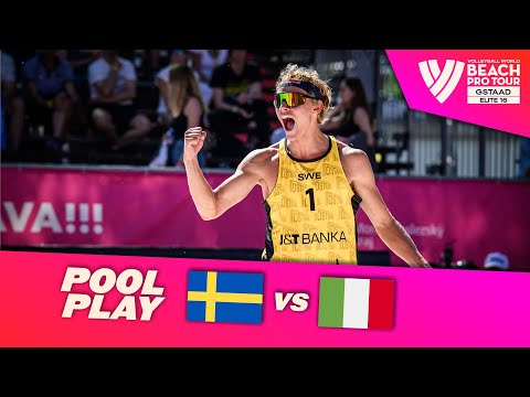 Åhman/Hellvig vs. Cottafava/Nicolai - Pool Play Highlights | Gstaad 2024 #BeachProTour