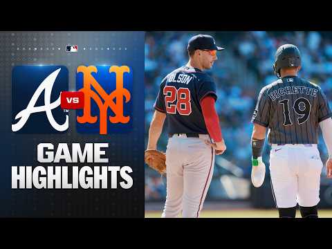 뉴욕메츠 VS 애틀랜타 1:3 MLB 하이라이트