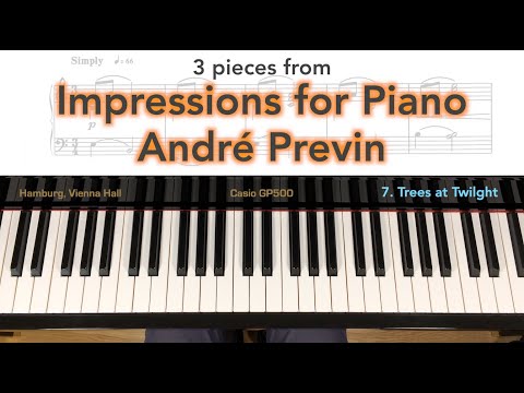 Impressions for Piano by André Previn