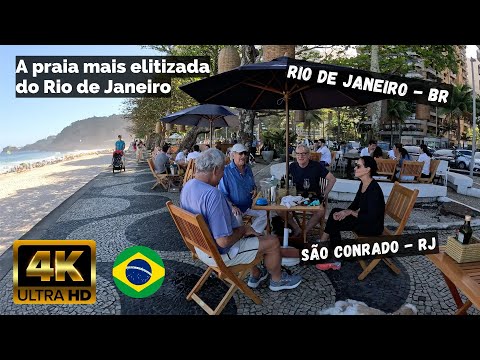 ⁴ᴷ⁶⁰ Walking Rio de Janeiro - Brasil : São Conrado 2024