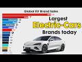 Largest ELECTRIC CARS Brands By Sales 2009 2026