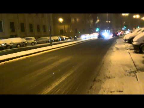 Milano sotto la neve, via Brenta