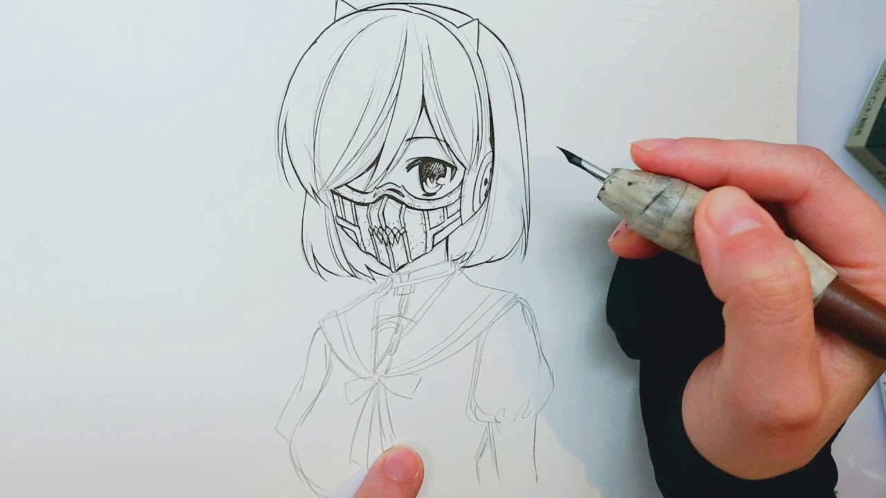 「今日のケルベロス」ペン入れ動画【4】