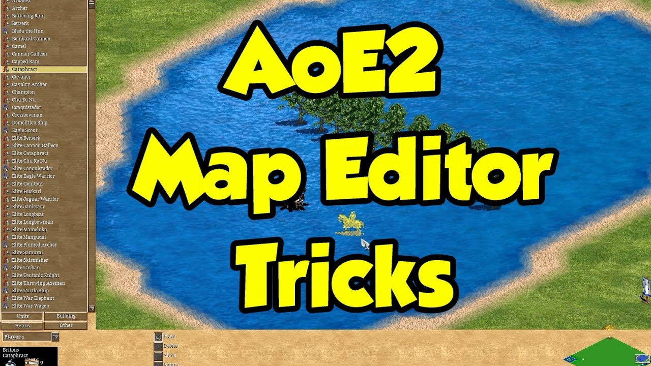 AoE2 Map Editor Tricks