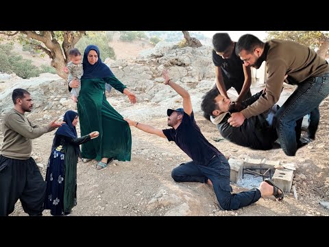 Shahroz and Selin took refuge in the mountains.