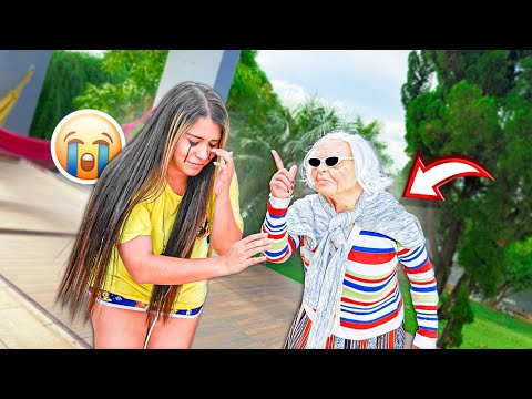 The wicked grandma almost made Larissa cry!! *very sad