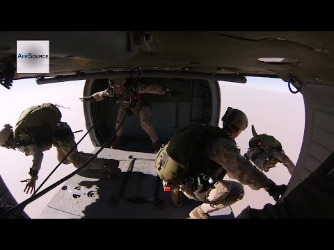 U.S. Marines Force Recon UH-60 Black Hawk Jump