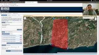 Downloading data from the USGS Earthexplorer