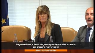 Bego&ntilde;a G&oacute;mez, a juicio: un jurado popular la juzgar&aacute; por malversaci&oacute;n y tr&aacute;fico de influencias